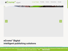 Tablet Screenshot of dotcom.ch
