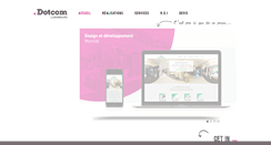 Desktop Screenshot of dotcom.lu